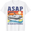 As Slow As Possible Asap Pontoon Boat Toon