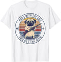 Funny Pug With Gun Mess With Pug You Get Slug