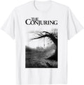 Warner Bros Conjuring Movie Poster V Neck Tank Top T Shirt Grey