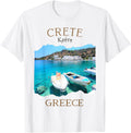 Greek Island Crete Greece Loutro Harbour Greek Boats
