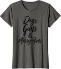 Dogs Guns Messy Buns Dog Lover Womens Pro Gun
