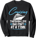 Boat Cruise Tshirts Cruising Through Life One Port