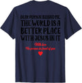Dear Person The World Is A Better Place With Jesus (back)