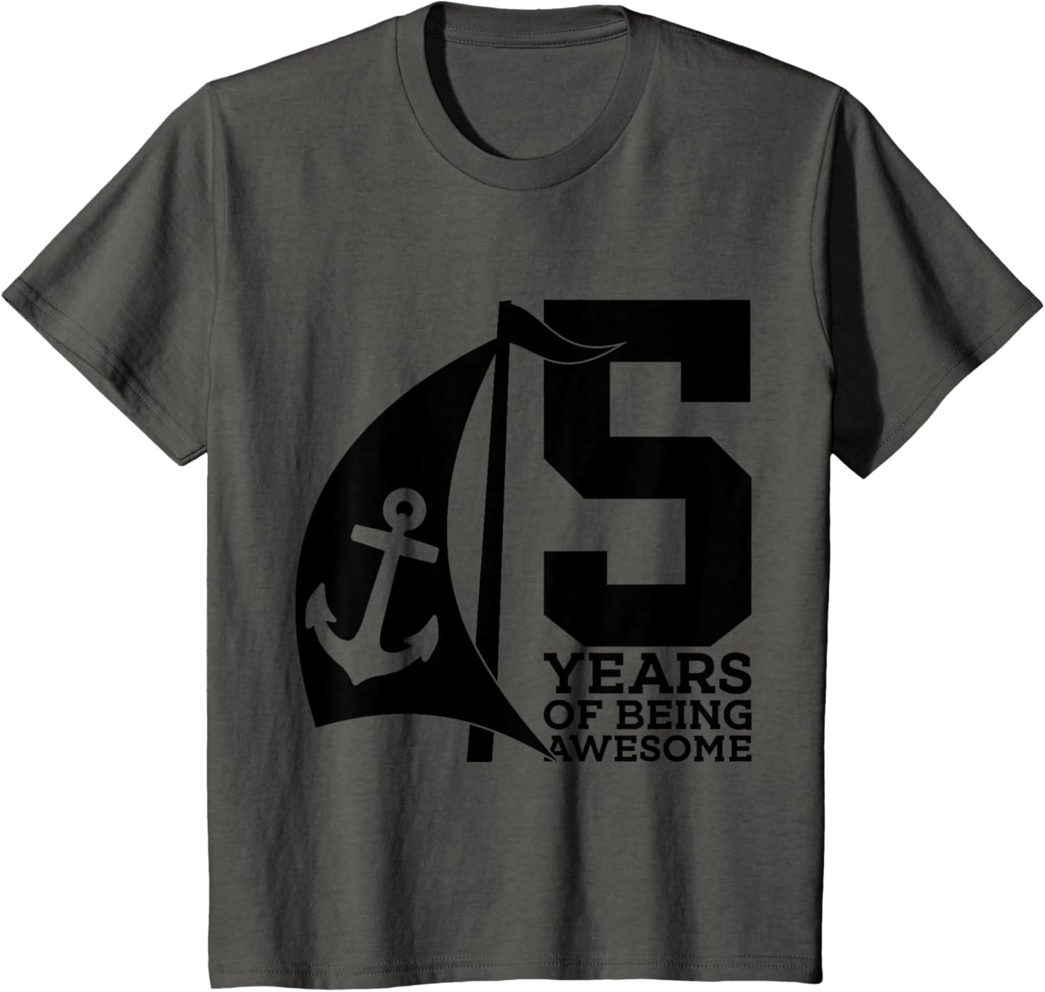 Kids 5 Years Of Being Awesome Sailing 5Th