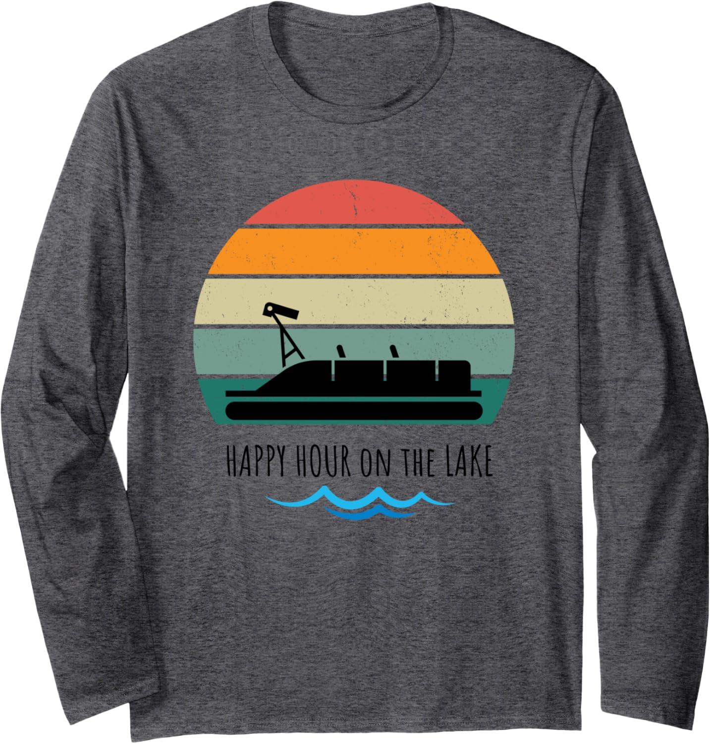 Title Happy Hour On Lake Pontoon Design Boat