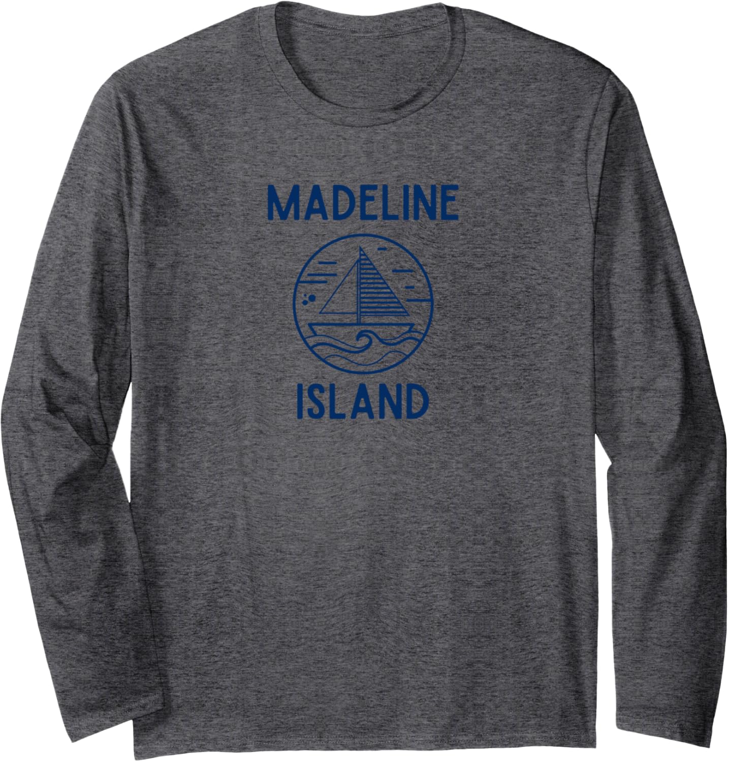 Madeline Island Wisconsin Cool Sailboat Long Sleeve
