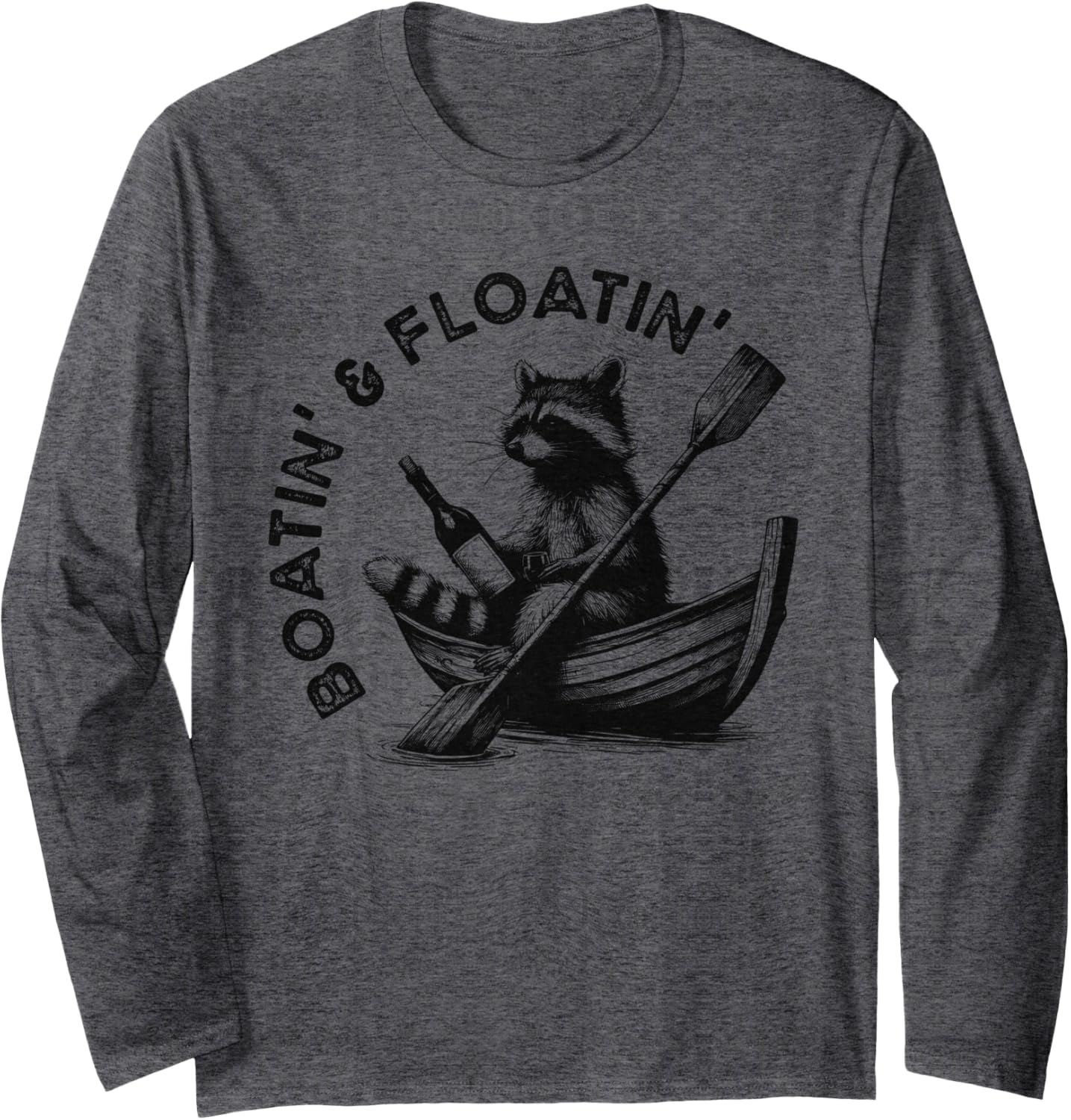 Boating Floating Raccoon On Boat Drinking Wine Lover