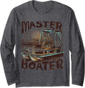Master Boater Pontoon Boat Captain Long Sleeve