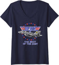 Womens Top Gun Best Of Best Jet With Logo Action Movie V