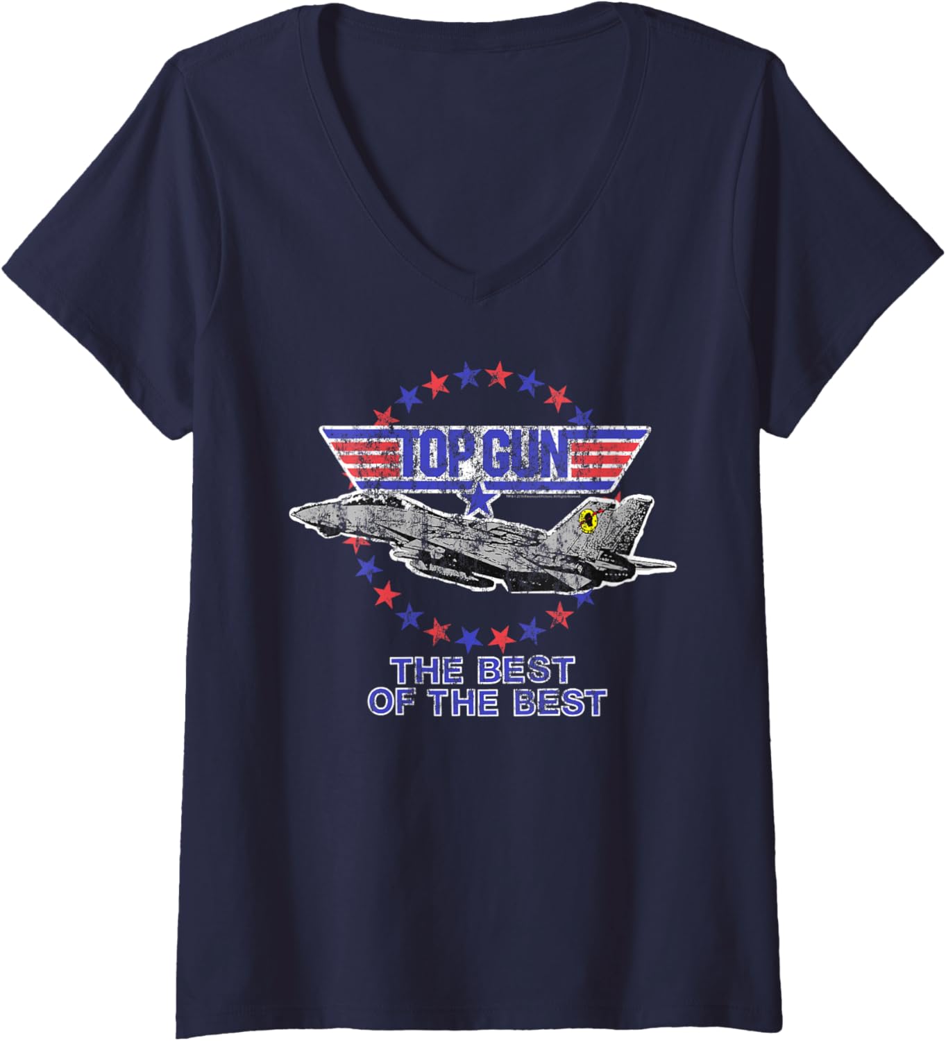 Womens Top Gun Best Of Best Jet With Logo Action Movie V
