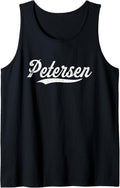 Distressed Script Michael Petersen Prospect Baseball Fan Tank Top