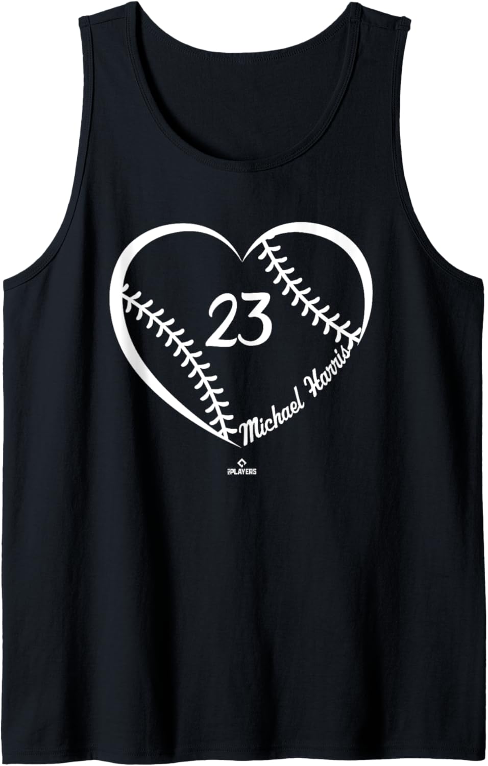Baseball Heart Number Michael Harris MLBPA Tank Top
