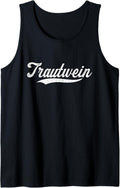 Distressed Script Michael Trautwein Prospect Baseball Fan Tank Top