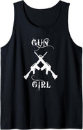 Gun Girl Ar 15 Hunting Gun T Shirt Tank Top
