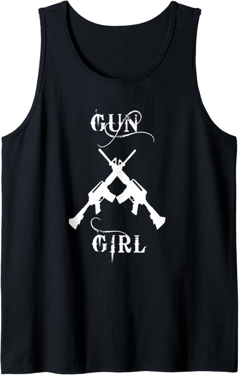 Gun Girl Ar 15 Hunting Gun T Shirt Tank Top
