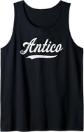 Distressed Script Michael Antico Prospect Baseball Fan Gear Tank Top