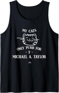 Cat Lovers for Michael A Taylor Minnesota MLBPA Tank Top