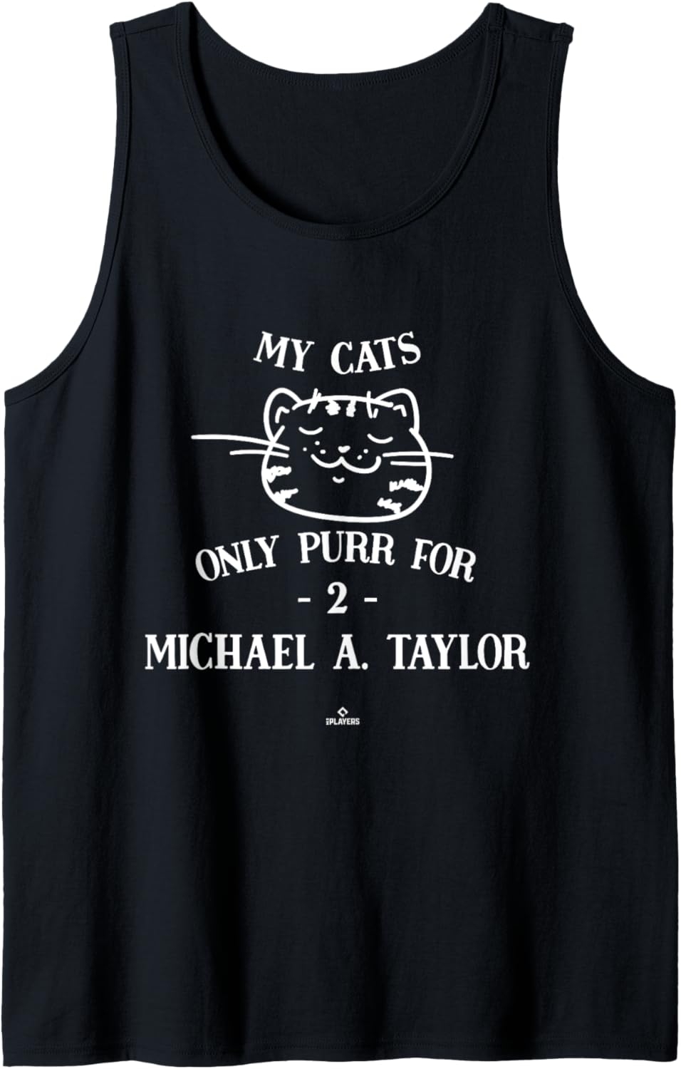 Cat Lovers for Michael A Taylor Minnesota MLBPA Tank Top