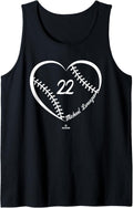 Baseball Heart Number Michael Lorenzen MLBPA Tank Top