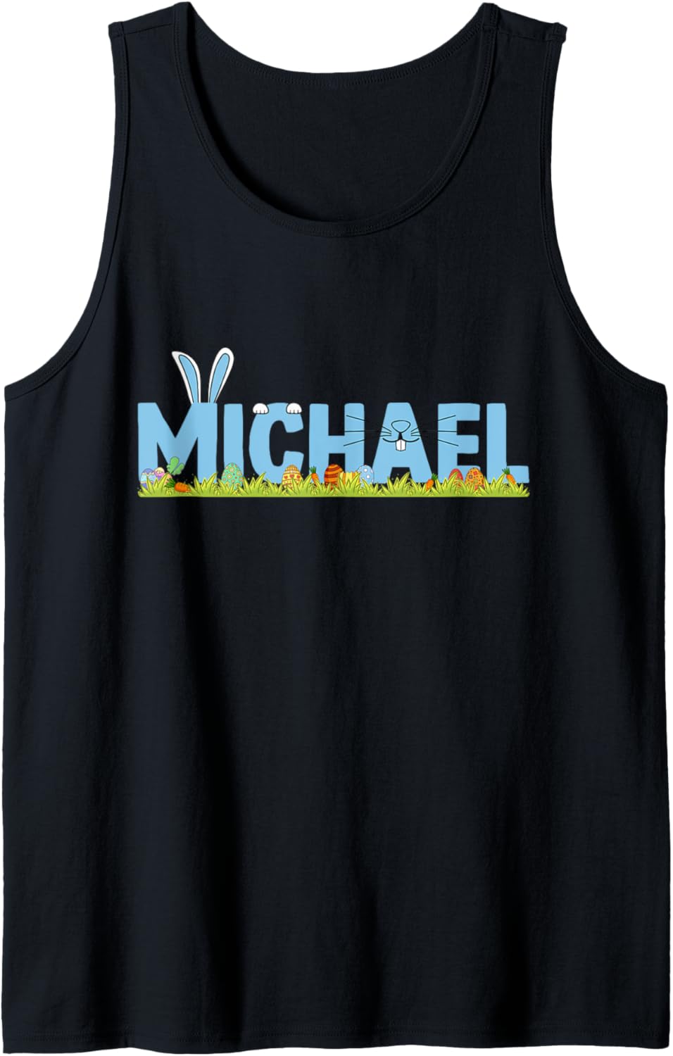 Cute Kids Happy Easter Day Bunny Rabbit Love Michael Tank Top
