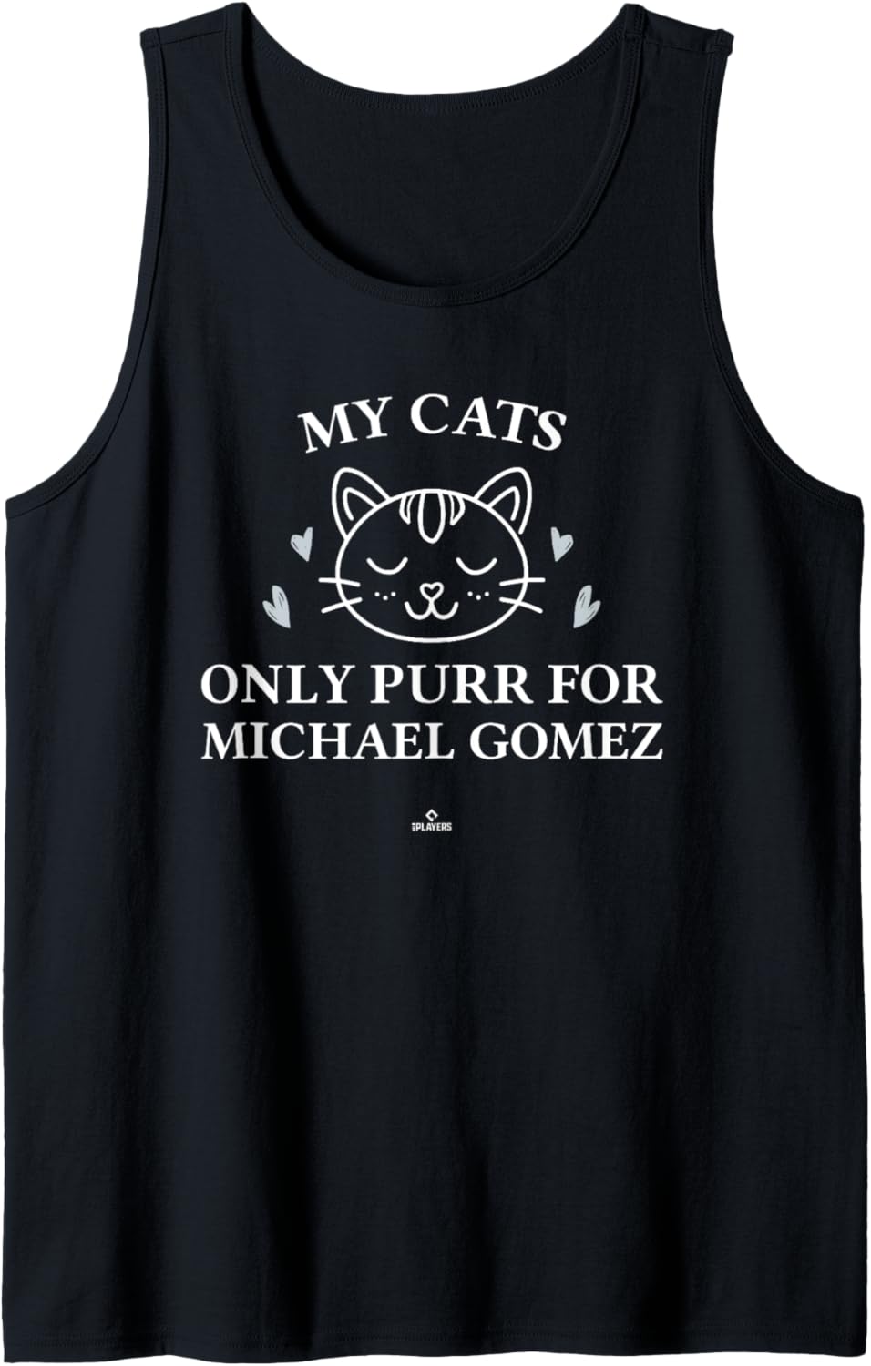 Cat Lovers for Michael Gomez Prospect Baseball Fan Gear Tank Top