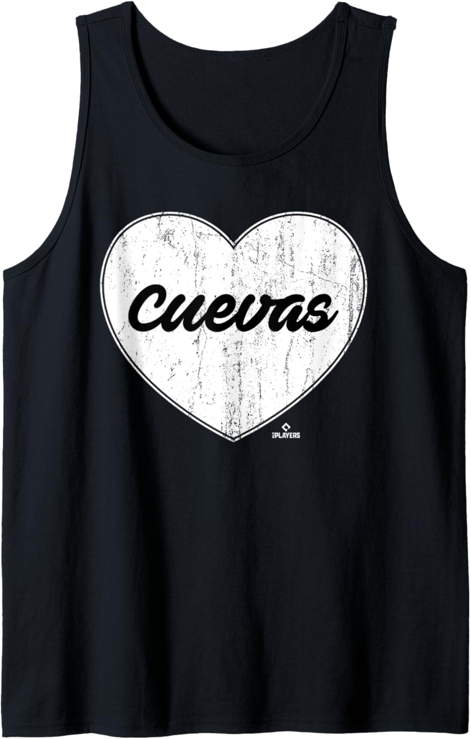 Distressed Heart Michael Cuevas Prospect Baseball Fan Gear Tank Top