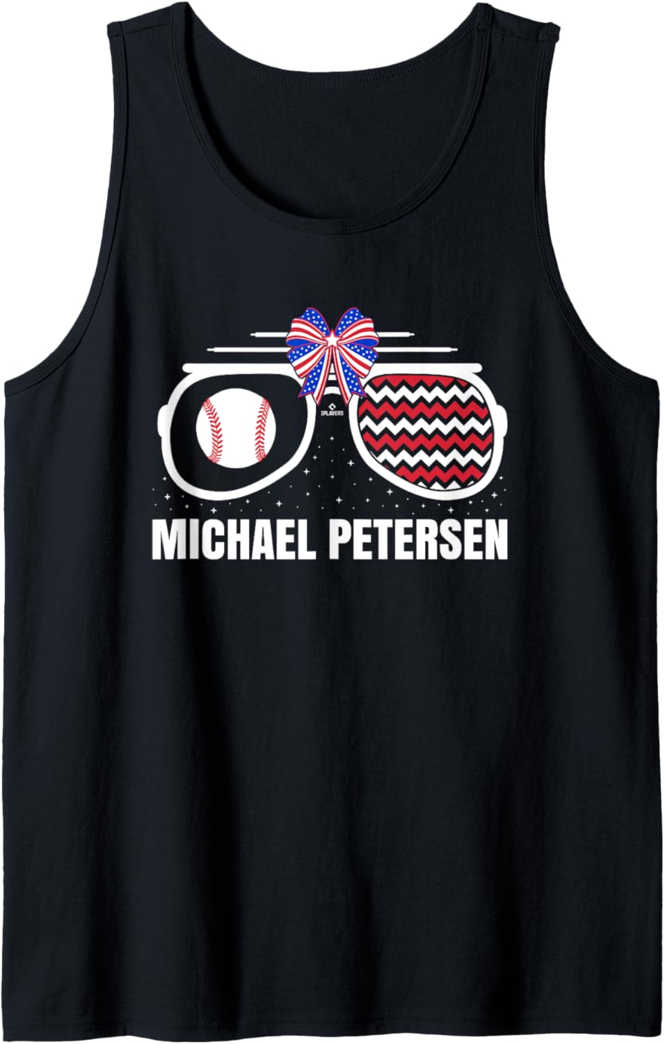 American Glasses Michael Petersen Prospect Baseball Fan Gear Tank Top