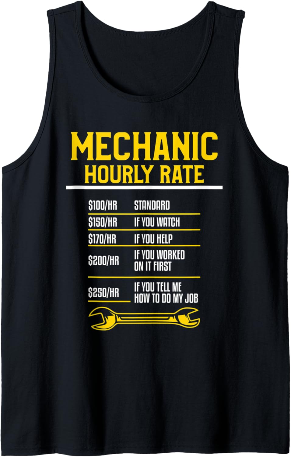 Mens Mechanic Hourly Rate Funny Car Diesel Engineering