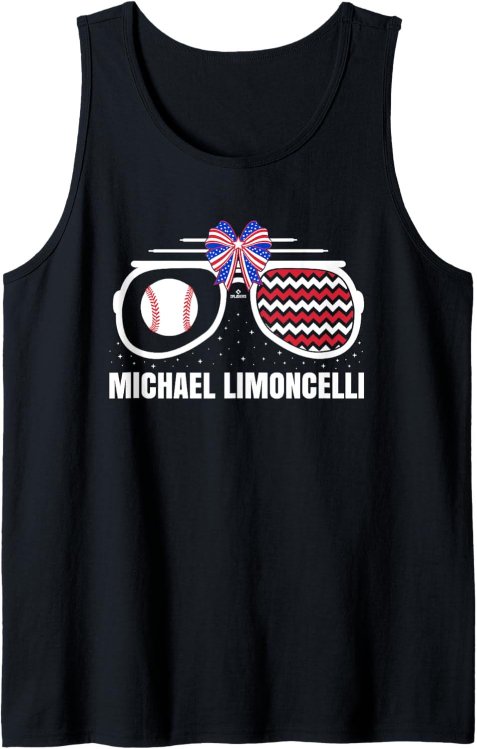 American Glasses Michael Limoncelli Prospect Baseball Fan Tank Top