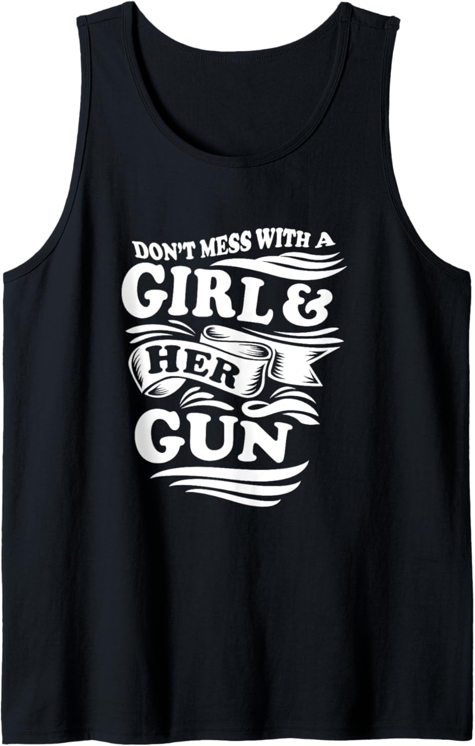 A Girl Her Gun Tshirt Women Shooters Or Gun Range Tank Top