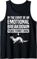 Place Ferret Here Girls Women Kid Funny Ferrets Lover Tank Top