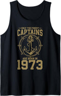 Only Finest Boat Captain Shirts Born In 1973