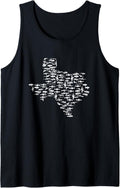State Of Texas Made Out Of Guns T Shirt Men Women Tank
