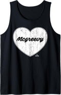 Distressed Heart Michael McGreevy Prospect Baseball Fan Gear Tank Top