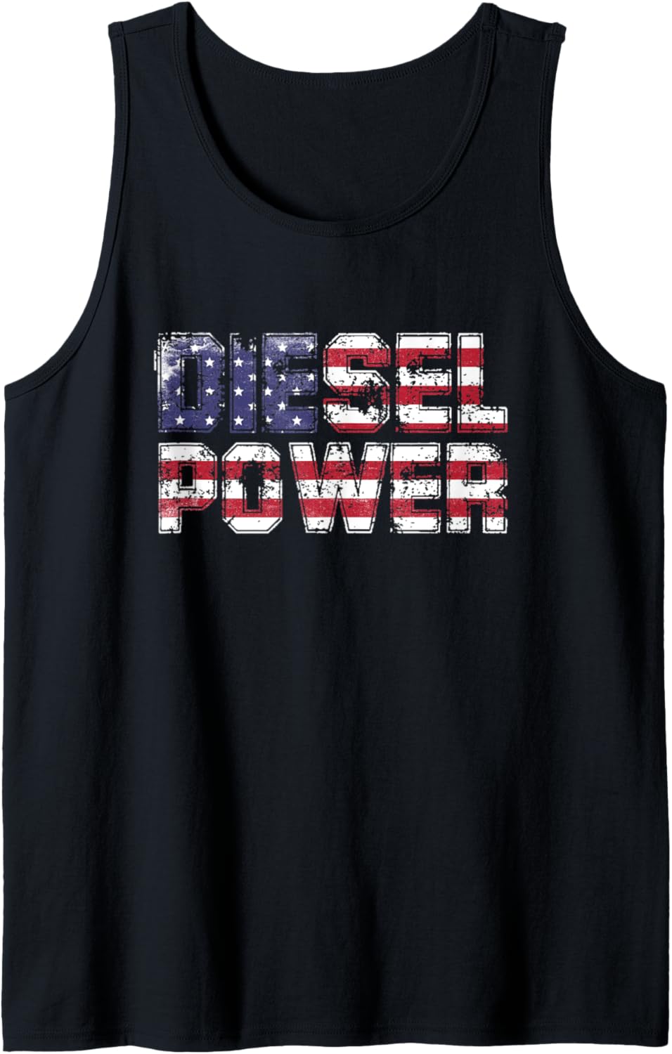 Vintage Usa Flag Diesel Power Driver Truck Operator