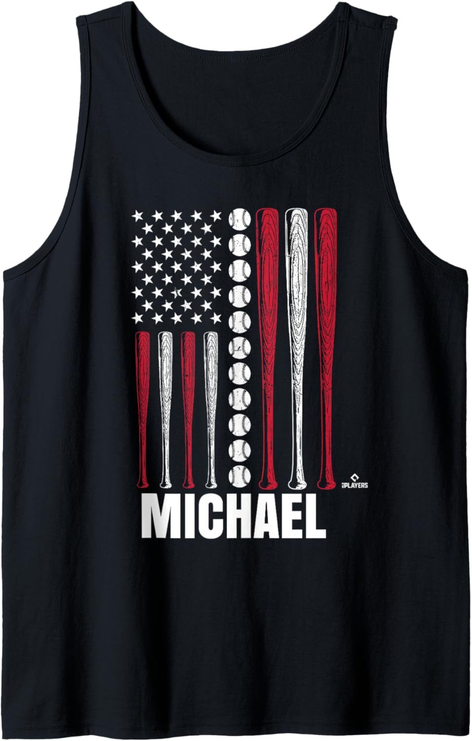 Baseball American Flag Michael Limoncelli Prospect Baseball Tank Top