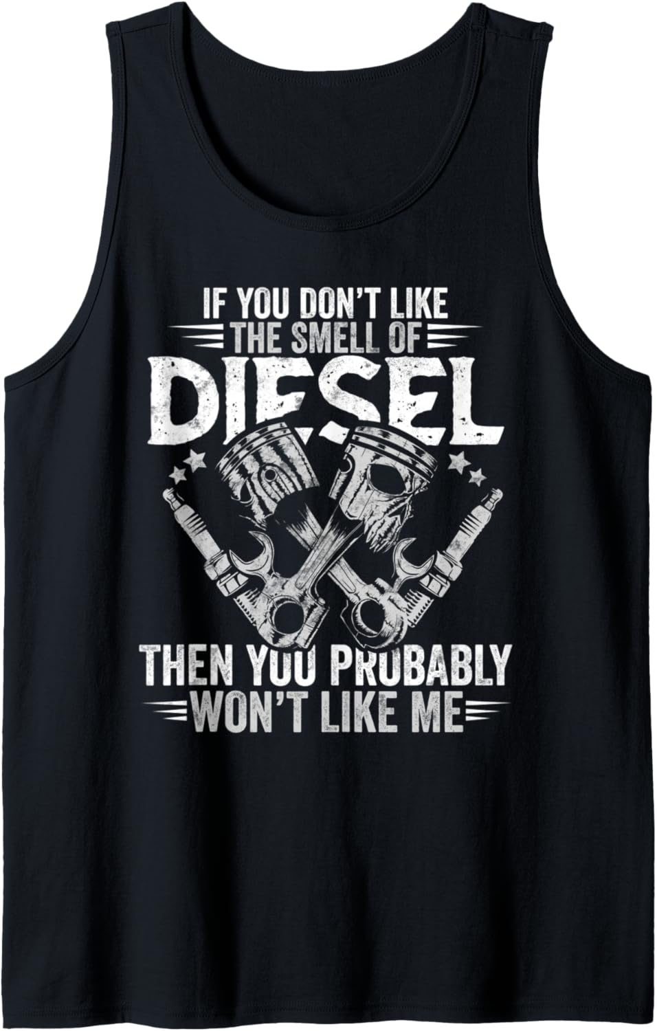 Diesel Mechanic Funny Diesel Mechanic Tank Top