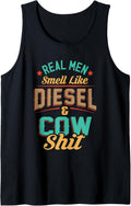 Funny Real Men Smell Like Diesel Cow Shit