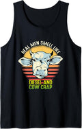 Funny Real Men Smell Like Diesel Cow Crap