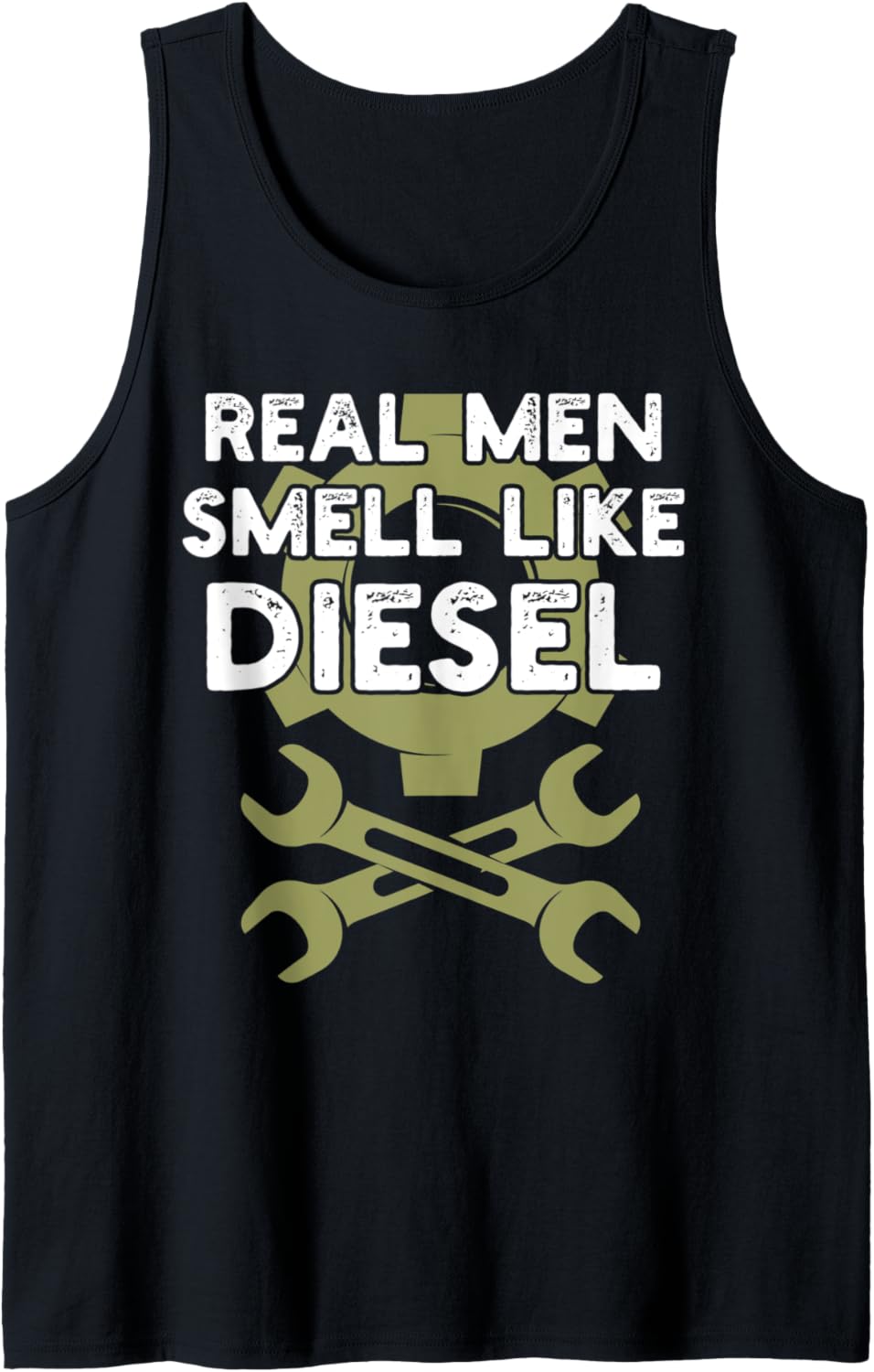 Real Men Smell Like Diesel Trucker Farmer Mechanic