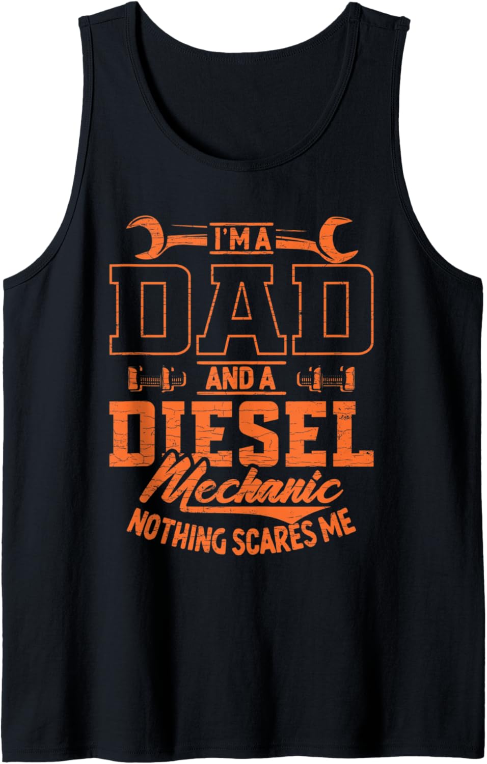Mens Diesel Mechanic Dad Tank Top