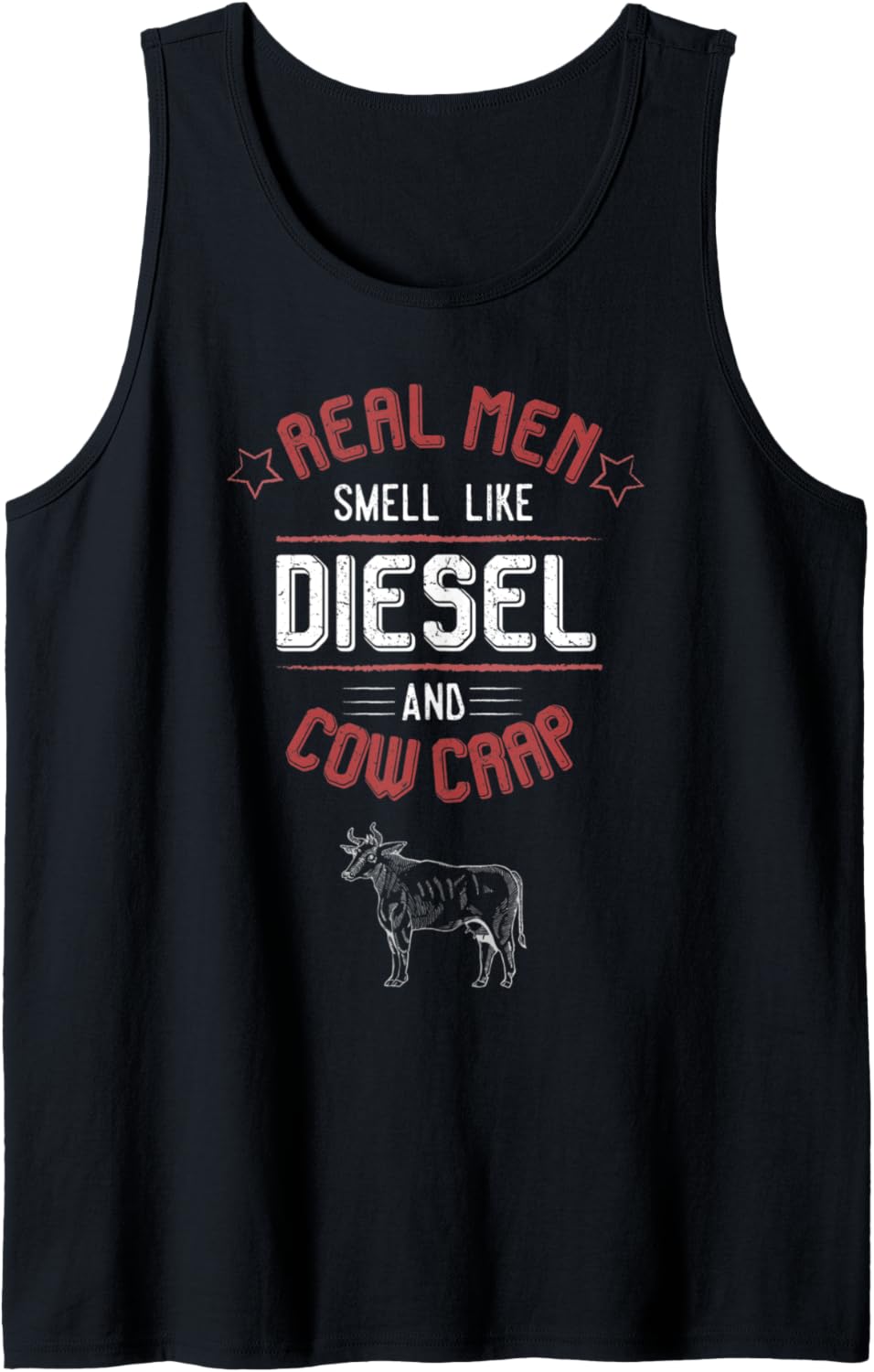 Real Men Smell Like Diesel Tractor Driver Tank