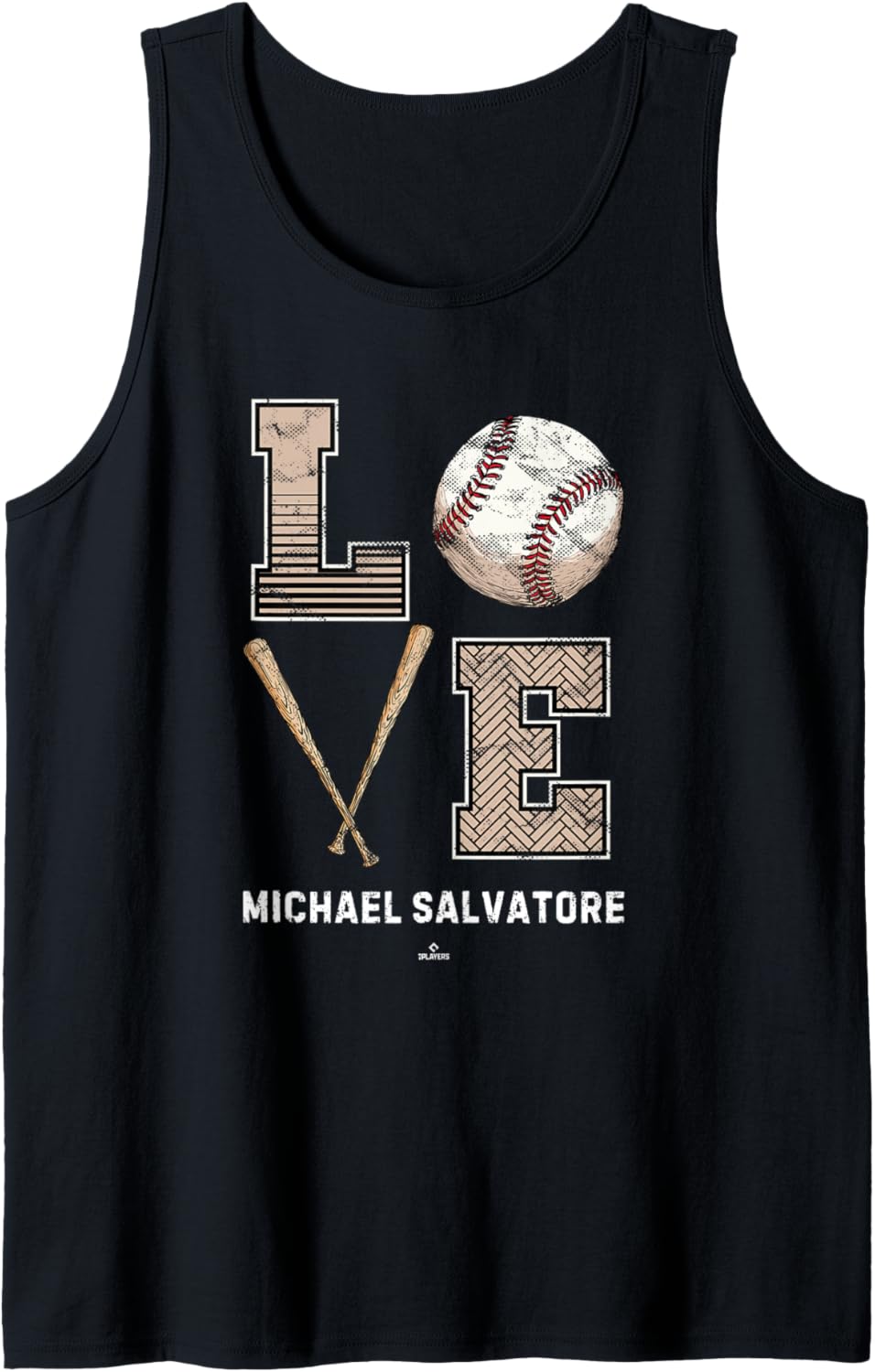Baseball Love Michael Salvatore Prospect Baseball Fan Gear Tank Top