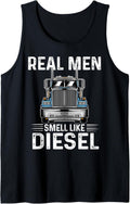 Real Men Smell Like Diesel Trucker Design Men