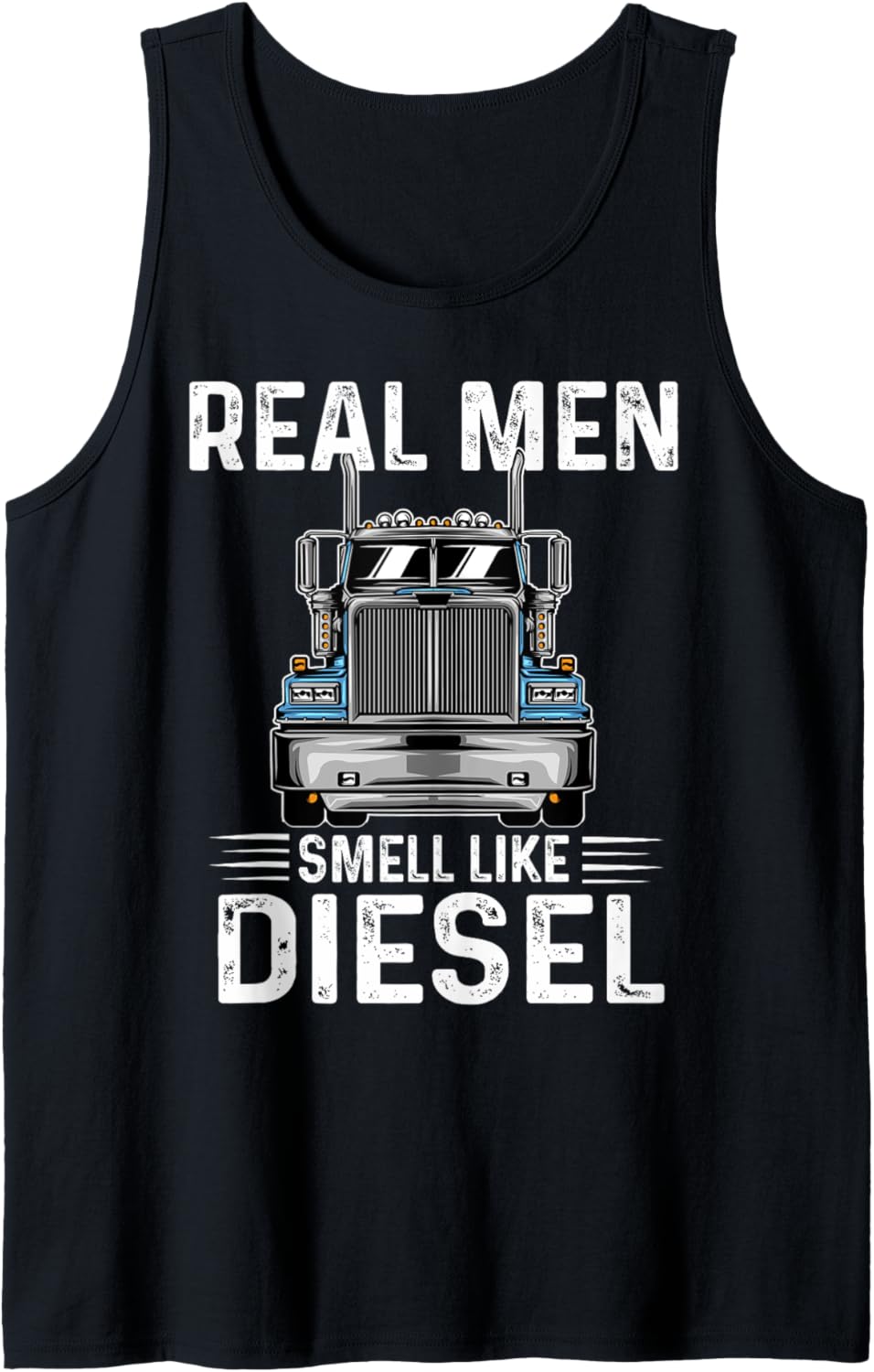 Real Men Smell Like Diesel Trucker Design Men