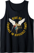 Give us courage in difficult times St Michael the archangel Tank Top