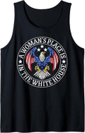 A Woman's Place is in the White House Women Teens Girls Tank Top