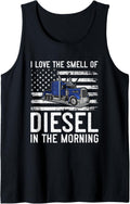 Mens Funny Truck Driver Smell Of Diesel Trucker
