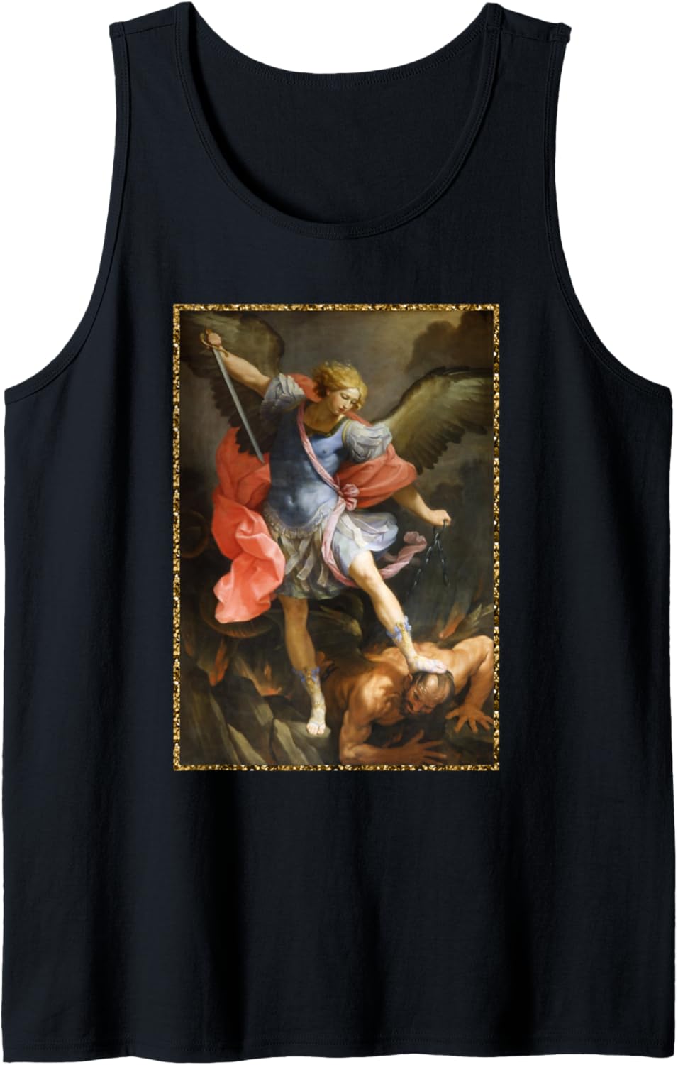 Archangel Michael \/ Miguel Arcangel \/ Saint Michael Tank Top