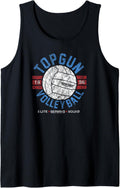 Top Gun Retro Volleyball Elite Serving Squad Action Movie Tank Top